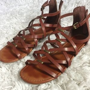 Strappy gladiator sandals